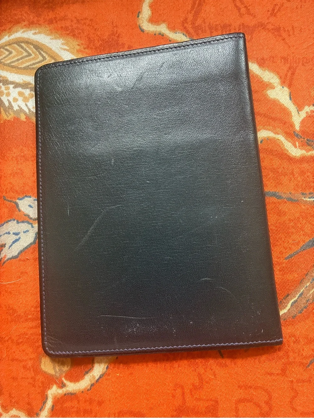 S.T. Dupont Black Leather Passport Wallet